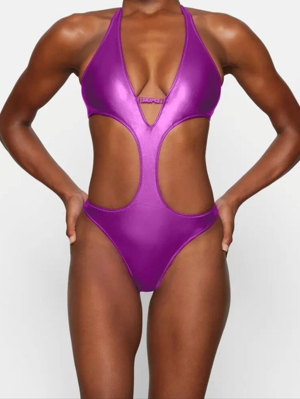 NWT Skims Halter Monokin Size L